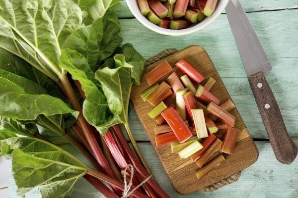 Calcium-Rich Foods : Rhubarb